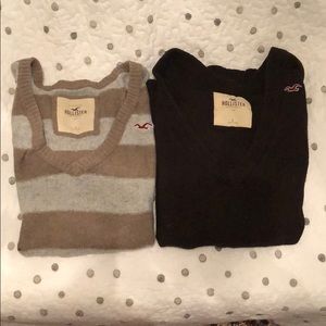 Lot of 2 Hollister sweaters